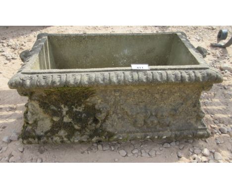 Stone trough planter - Height: 23cm 
