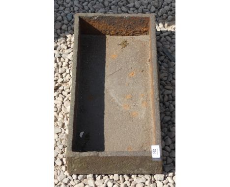 Small cast-iron trough