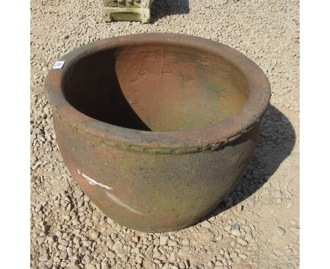 Large terracotta plant pot - Height: 36cm 