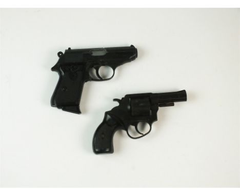 A Perfecta El Alamein blank-firing cal 8mm K pistol together with a Mayer and Sohne Mod 600 Cal 6mm Platz blank-firing revolv