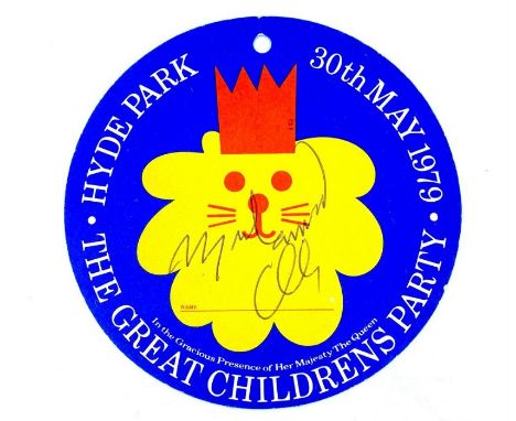 Boxing: Muhammad Ali (1942-2016). Autograph on ticket for The Great Children's Party, 30 May 1979. There isn't a record of Al