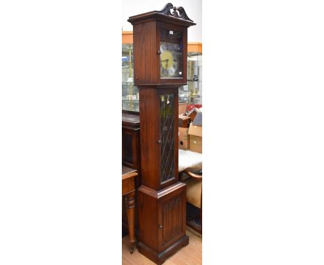 A mid-20th century, West German, eight-day, longcase clock.