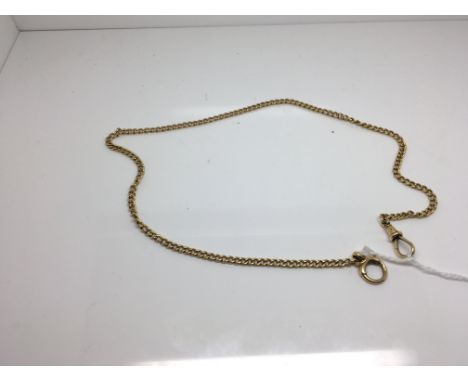 A 9 ct  watch gold chain 16 grams approx 