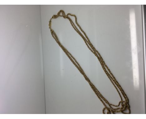  A 18 ct longaurd chain  35 grams approx 