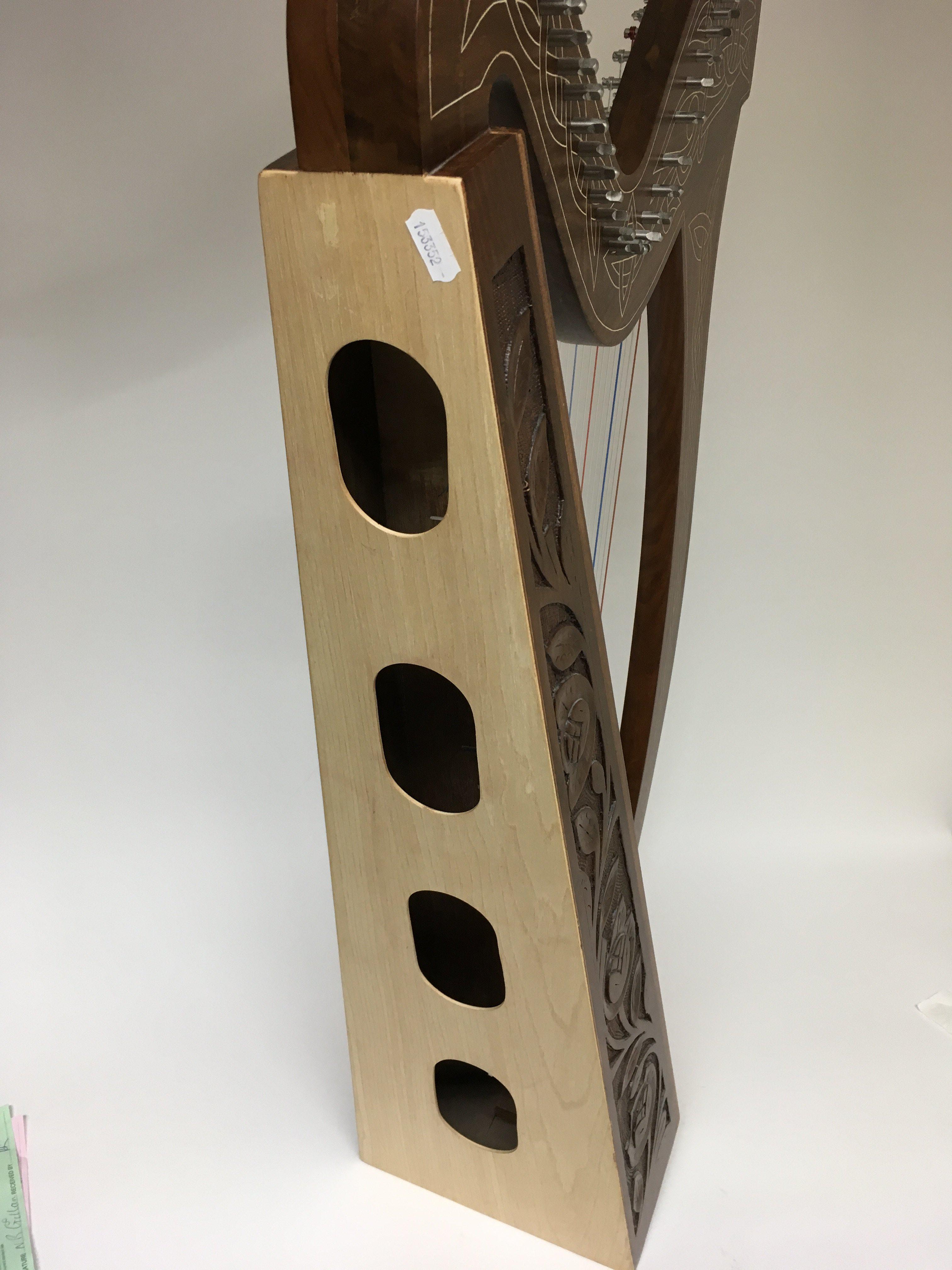 A 29 string folk harp.