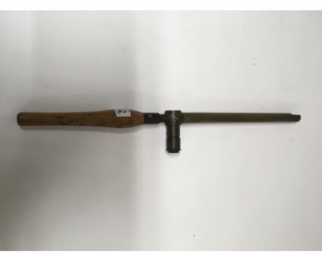 A WW1 periscope dated 1917 with oa handle maker R J Beck 