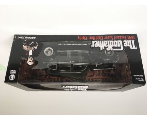 A boxed The Godfather 1941 Packard 1/18 scale by Greenlight