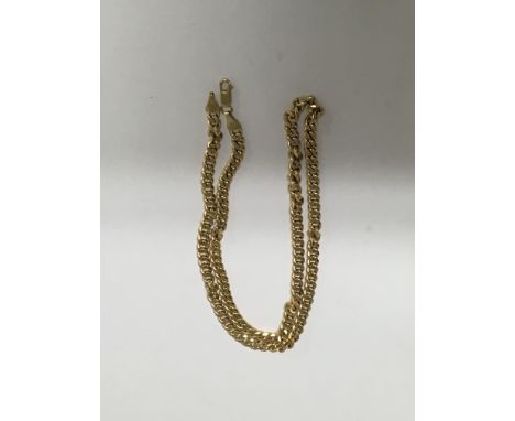 A 9 ct gold link chain 20 grams approx 