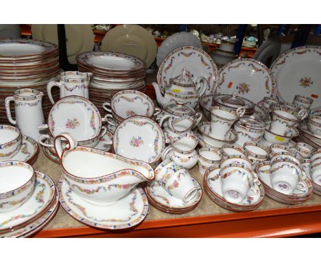 A ONE HUNDRED AND THIRTY FOUR PIECE MINTON A4807 'MINTON ROSE' DINNER SERVICE, mainly late nineteenth century/early twentieth