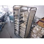 Double Food Tray Trolly