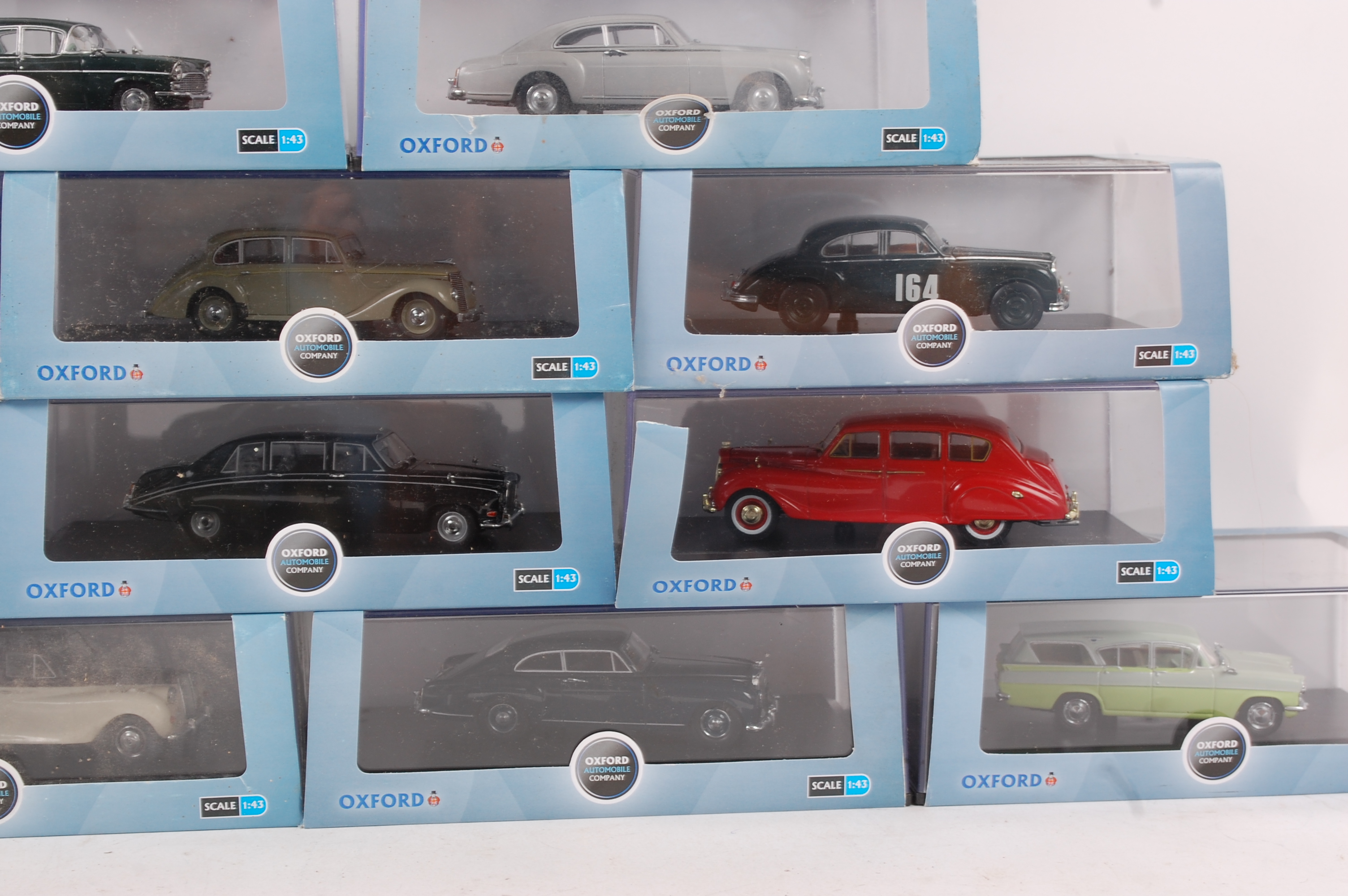 Oxford; A Collection Of 12x Oxford Automobile Company 1:43 Scale 