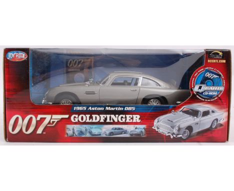 JAMES BOND JOYRIDE; A Joyride 1:18 scale James Bond 007 Gold Finger 1965 Aston Martin DB5. Never removed from box - complete 