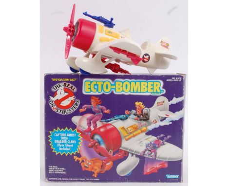 THE REAL GHOSTBUSTERS; An original vintage retro 1980's Kenner The Real Ghostbusters Ecto Bomber aeroplane, within the origin