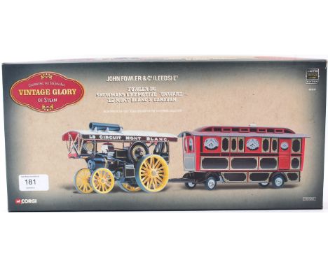 CORGI VINTAGE GLORY OF STEAM; Original diecast model Steam Engine boxed set made by Corgi - set 80110 John Fowler & Co of Lee