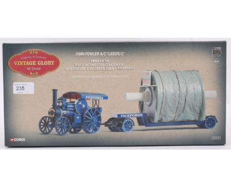 CORGI VINTAGE GLORY OF STEAM; Original diecast model Steam Engine boxed set made by Corgi - set 80102 John Fowler & Co of Lee
