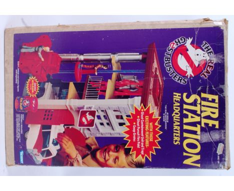 THE REAL GHOSTBUSTERS; An original vintage 1980's The Real Ghostbusters Firehouse playset, by Kenner. Complete (flatpacked) w