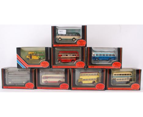 EFE; 8x Exclusive First Editions ( EFE ) 1:76 scale diecast model buses, each within the original boxes. 