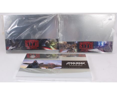 STAR WARS ARTWORK; A collection of 3x Star Wars Artwork sets, each within the original steelbook style cases - Episode One by