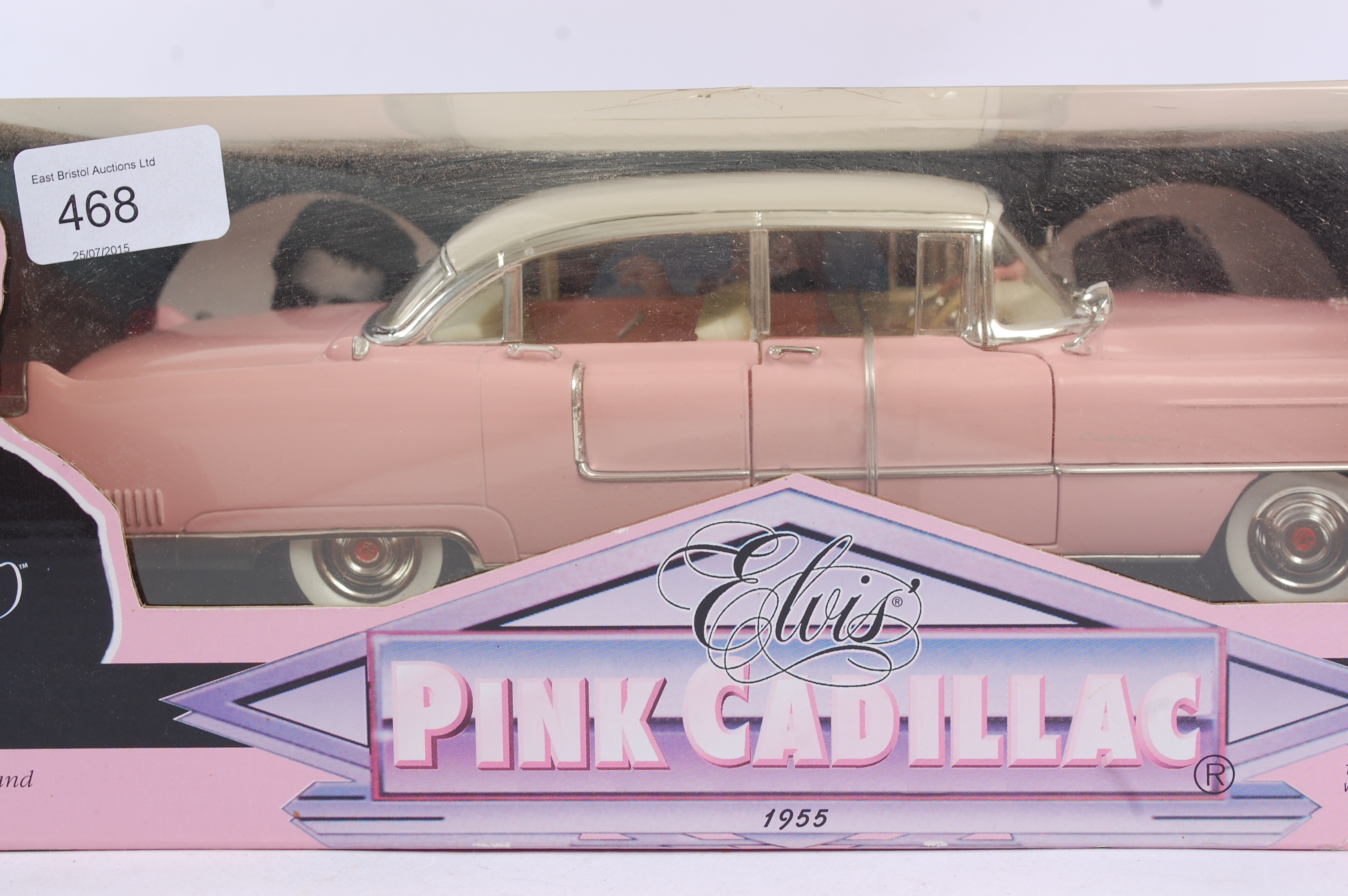 ELVIS PRESLEY; MRC 1;18 scale Elvis Presley Pink Cadillac 1955 ...