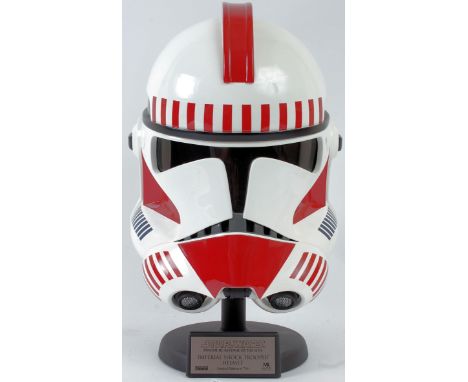 MASTER REPLICAS 1:1 SCALE STAR WARS HELMET; Revenge Of The Sith Episode III Imperial Shock Trooper Helmet. Limited Edition 75