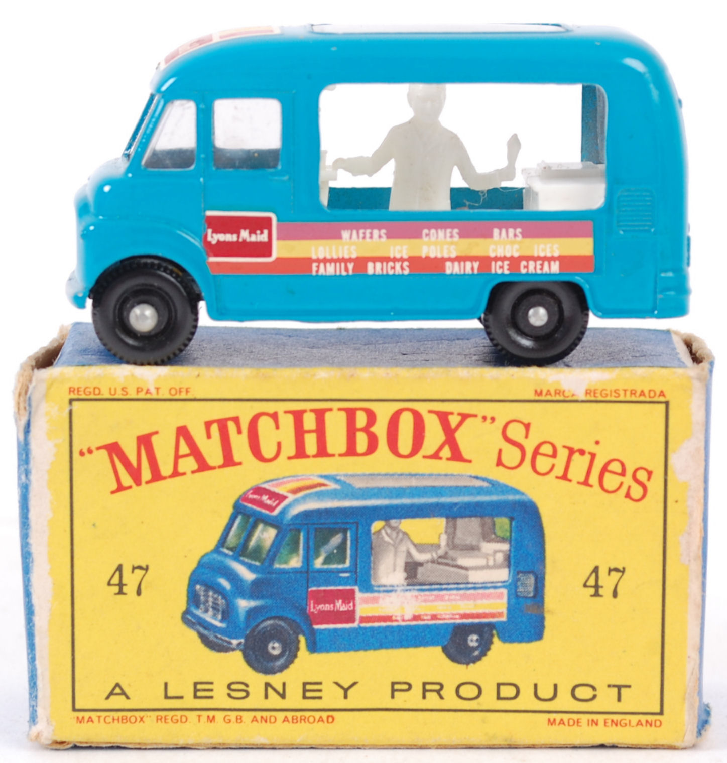 MATCHBOX LESNEY; An original vintage Matchbox Lesney No. 47 Lyons Maid ...