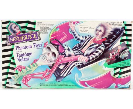 BEETLEJUICE; An original vintage Kenner Beetlejuice Phantom Flyer within the original box. Appears with inner cardboard packi