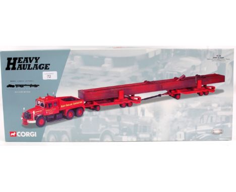 CORGI HEAVY HAULAGE; An original boxed Heavy Haulage diecast model lorry / haulage set by Corgi - 18004 - Siddle C. Cook. Wit
