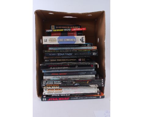 TV & FILM RELATED BOOKS; A collection of TV and Film related books - mostly Star Wars, but also to include Star Trek, Lord Of