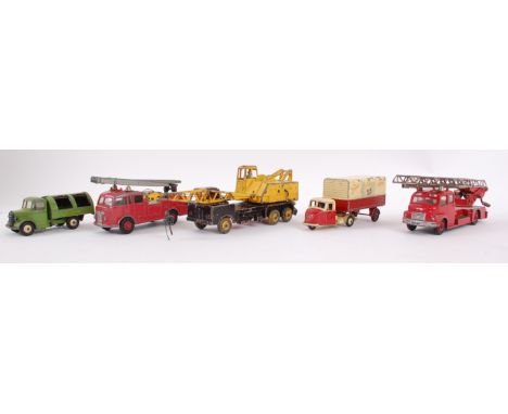 DINKY; A good selection of vintage Dinky diecast models, comprising of;  Dinky Supertoys 972 Lorry Mounted Crane, Dinky 956 T