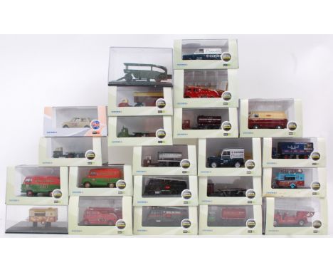 OXFORD COMMERCIALS; A collection of 22x Oxford 1:43 & 1:76 scale diecast vehicles (one other). Each unopened.