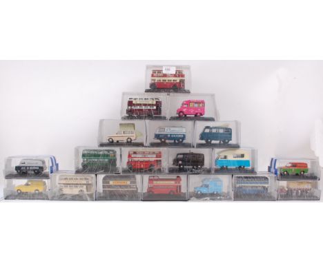 OXFORD DIECAST; A collection of 19x Oxford Roadshow (mostly 1:43 scale ) boxed cased diecast models. All appear to be unused,