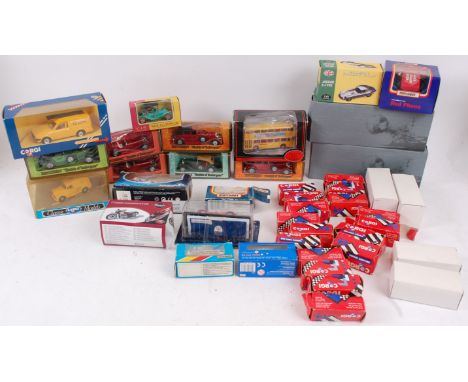 DIECAST; A quantity of assorted boxed diecast models to include Matchbox Models Of Yester Year, Corgi, EFE Bus, Matchbox, Sol