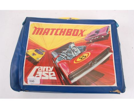 MATCHBOX LESNEY; An original vintage Matchbox Collectors diecast case, filled with assorted vintage diecast, mostly Lesney