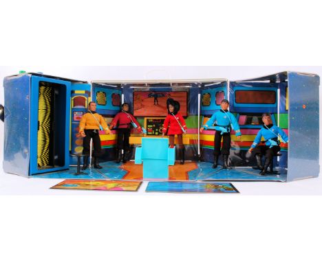 MEGO STAR TREK; An original vintage Mego Star Trek USS Enterprise Bridge playset. Appears to be complete, with 3x screen card