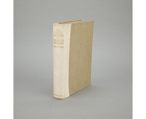 John Eckel, "The First Editions of the Writings of Charles Dickens and Their Values," 1913. London: Chapman &amp; Hall, Ltd. 