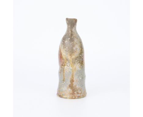 Possibly Campbell Hegan (New Zealander, 20th century). Contemporary studio ceramic sake bottle vessel, 20th century. Woodfire