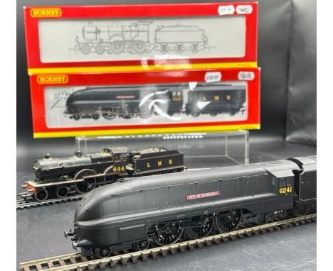 Two 'OO' gauge Boxed Hornby LMS Steam Locomotives, both Tested Runners(1000g)Hornby R2270 Streamlined Coronation class 4-6-2 