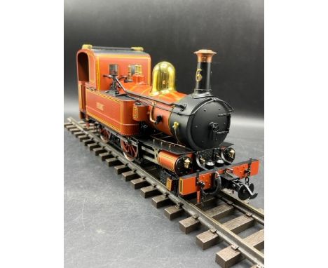 An Accucraft E20-2 G scale (gauge 1) electric Isle of Man Railway 2-4-0 Tank Locomotive â€˜Peverilâ€™ No.6 in Indian Red live
