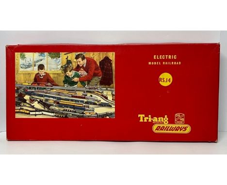 Triang Railways RS14 Electric Model Railroad, Tested Non-Runner(1800g)Bo-Bo Tri-ang Railways Blue & Yellow Livery North Ameri