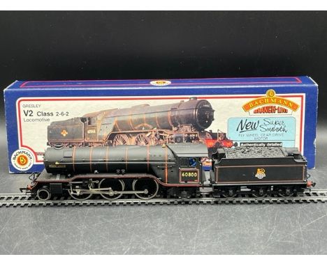 Two Bachmann Gresley V2 Class 2-6-2 OO gauge Steam Locomotives in Boxes, both Tested Runners (1100g) Bachmann Branchline 31-5