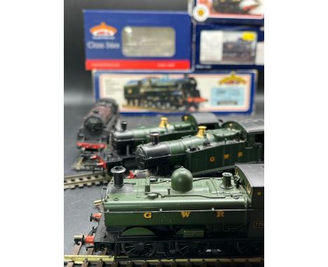 Four OO Bachmann Steam Locomotives Tested Runners in Fair Boxes(1600g)Bachmann Branchline 32-075C Class 56xx 0-6-2 tank loco 