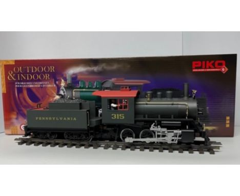 Piko #38203 G Scale Pennsylvania RailRoad 0-6-0 No.315 Steam Loco &amp; Tender, Tested Runner, Boxed As New (3500g) Dampflok 