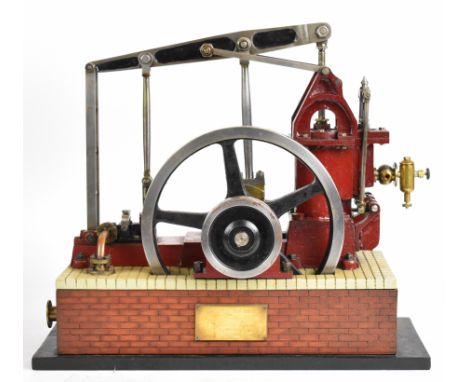 Easton &amp; Amos live steam grasshopper style live steam beam engine with displacement lubricator, spoked flywheel and feed 