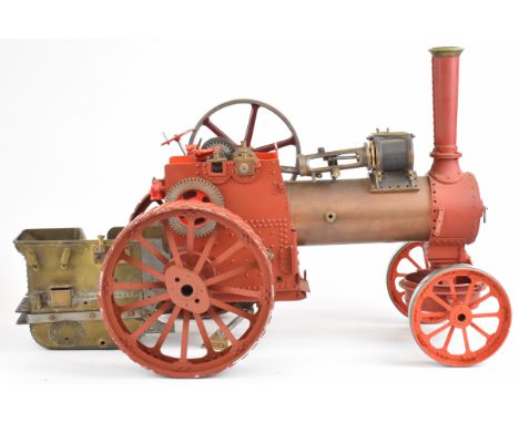 Part built 1&frac12; inch scale Royal Chester live steam Allchin agricultural traction engine, with silver soldered copper bo