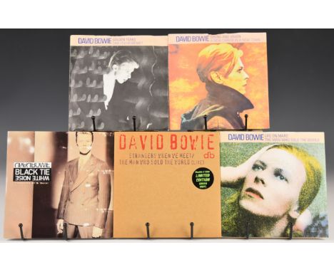 Forty seven 7" singles&nbsp;by David Bowie, Queen and Elton John comprising eighteen David Bowie including Strangers When We 