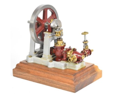 G.K.King designed model of a B.Hick &amp; Son Bolton double acting inverted single oscillating cylinder live steam engine, wi