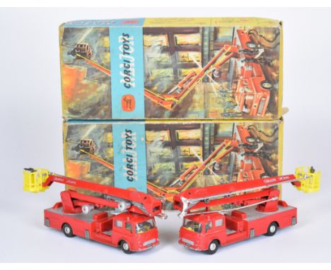 Two Corgi Toys diecast model Simon Snorkel fire engines, 1127, in original boxes.