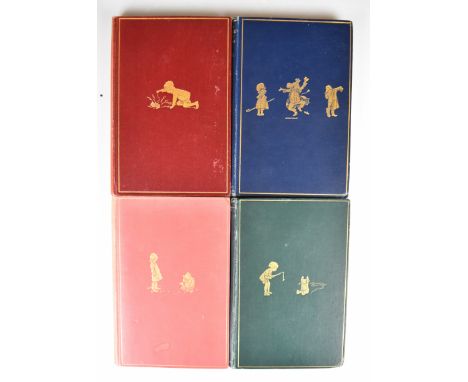 Collection of A.A. Milne first editions published by Methuen &amp; Co. comprising Winnie-The-Pooh 1926, Now We Are Six 1927 a