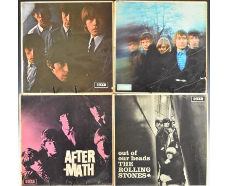 Fifteen Rolling Stones LPs comprising Between The Buttons, Aftermath, No2 and self titled, Let It Bleed, three copies of High