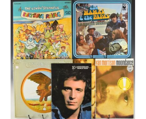 Twenty seven Folk Rock / Prog Rock / Rock / Pop / Post Punk LPs Van Morrison, two Michael Nesmith, The Loving Spoonful, four 